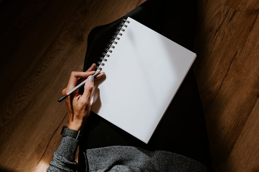 person journaling about relationships